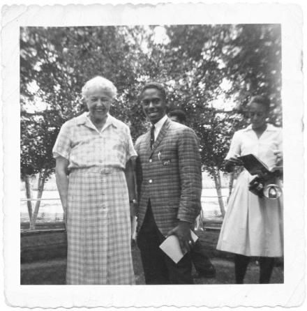 Eleanor Roosevelt and Philip, once upon a time.